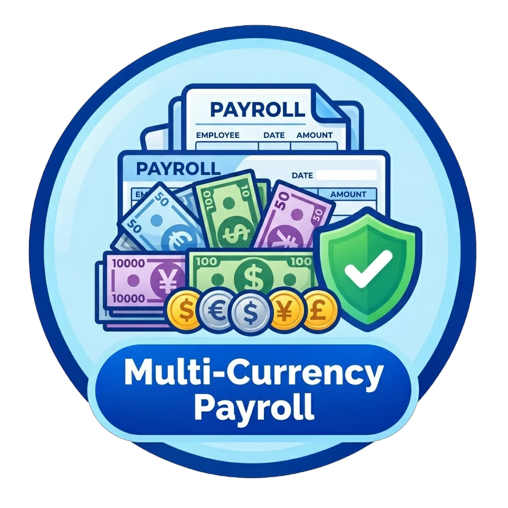 Multi-Currency Payroll.